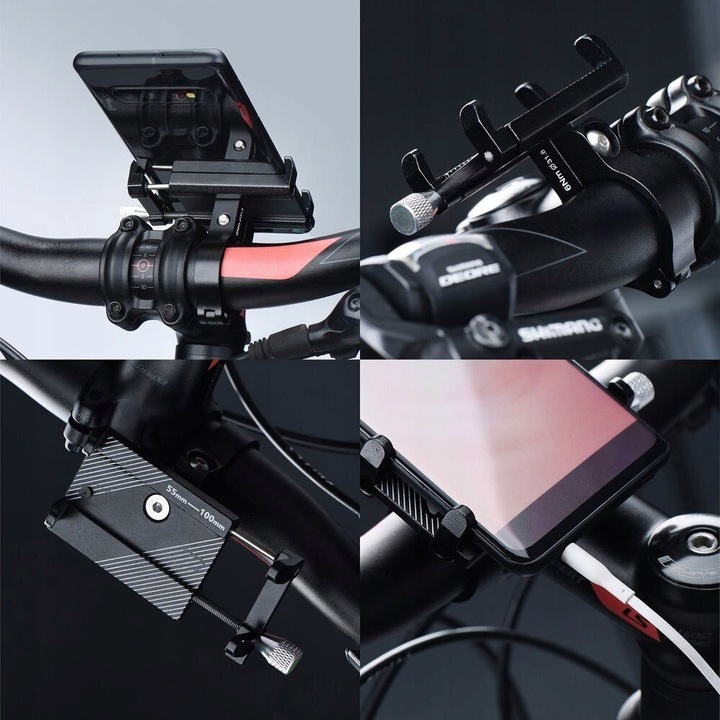 Uchwyt Rowerowy na Telefon do Roweru Trzymak Telefonu na Kierownicę Motor