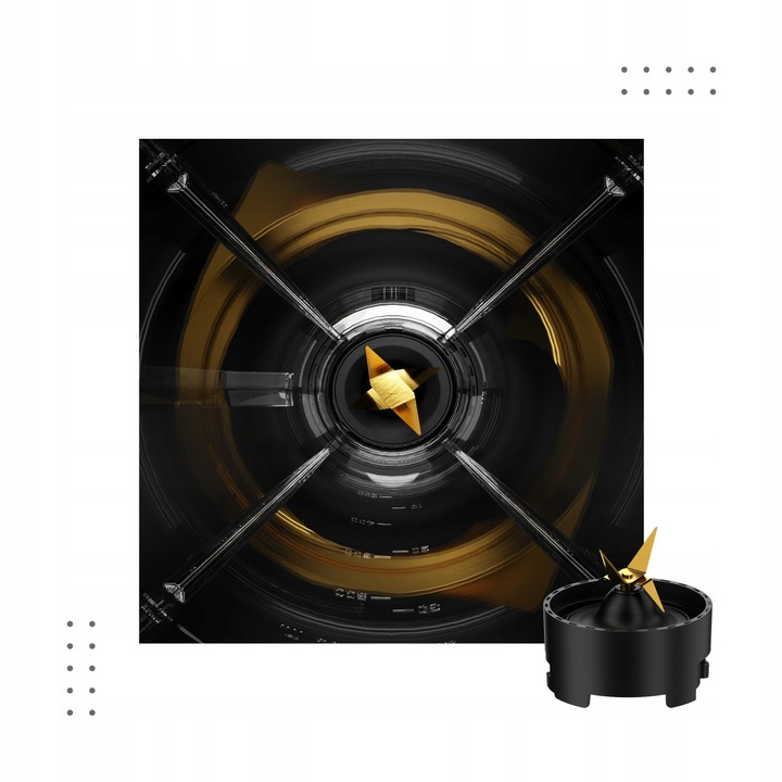 Blender Kielichowy VERTENZ mocny dwa bidony MIKSER 4w1 DO SMOOTHIE