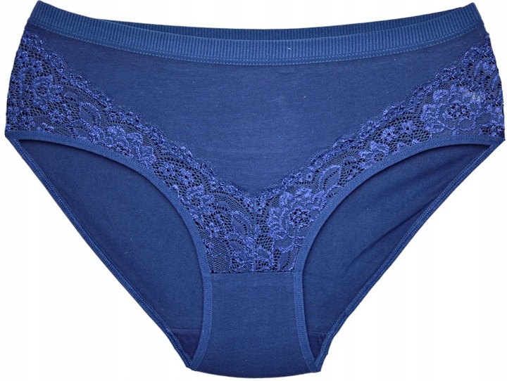 MAJTKI damskie bawełniane KORONKOWE BAWEŁNA figi rozmiar 3XL x 6 sztuk