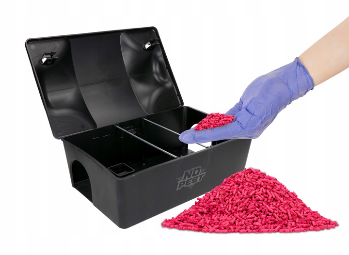 MOCNY GRANULAT NA MYSZY TRUTKA NA SZCZURY BROMADIOLONE DDD 5KG RATIMOR