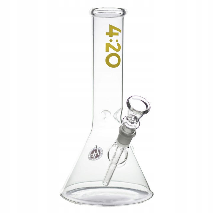 Bongo Szklane Bongo Lodowe Z Filtracją + Cybuch + Sitka Stalowe