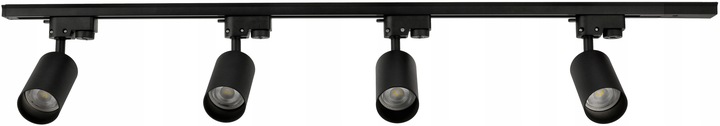 Oświetlenie Szynowe Szyna 1m 4x Reflektor LED GU10 Zestaw