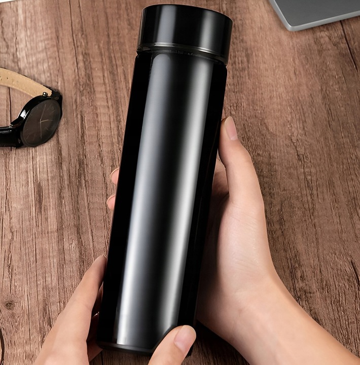 KUBEK TERMICZNY TERMOS LED 500ml NA KAWĘ HERBATĘ DOTYKOWY DO SAMOCHODU PRO