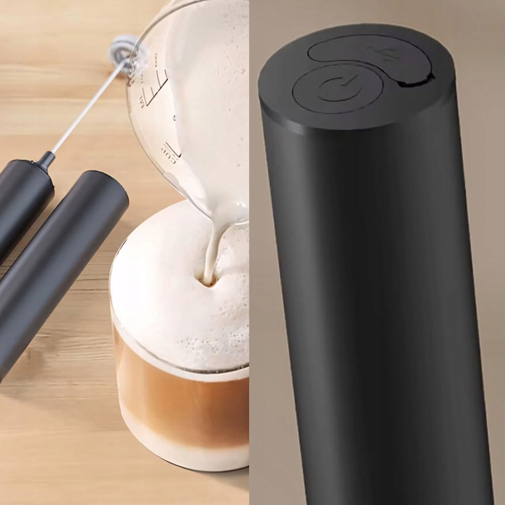 RĘCZNY SPIENIACZ MIKSER DO MLEKA KAWY ELEKTRYCZNY MINI BLENDER 11000