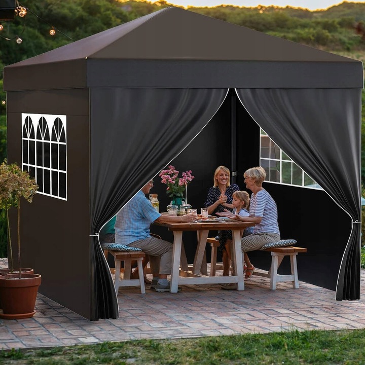 PAWILON OGRODOWY AUTOMATYCZNY NAMIOT HANDLOWY 3x3 m EKSPRESOWY 4