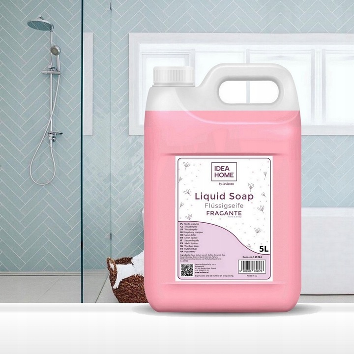 Mydło w płynie do rąk Idea Home Fragante kokos z granatem 5 L