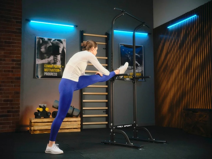 Poręcze do ćwiczeń dipów drążek do podciągania regulowany Trex Sport