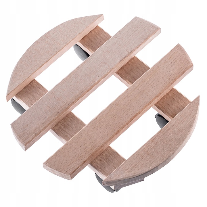 PODSTAWKA POD DONICZKĘ DONICĘ NA KÓŁKACH DREWNIANA OKRĄGŁA PODEST 30