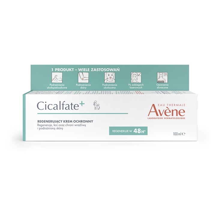 AVENE CICALFATE+ Krem regenerujący ochronny 100 ml