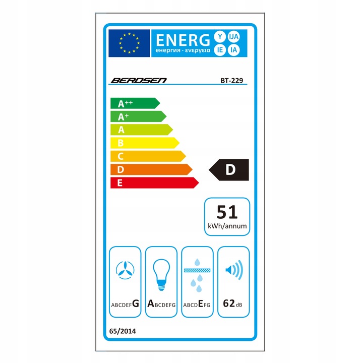 OKAP TELESKOPOWY KUCHENNY 60cm INOX BERDSEN 229