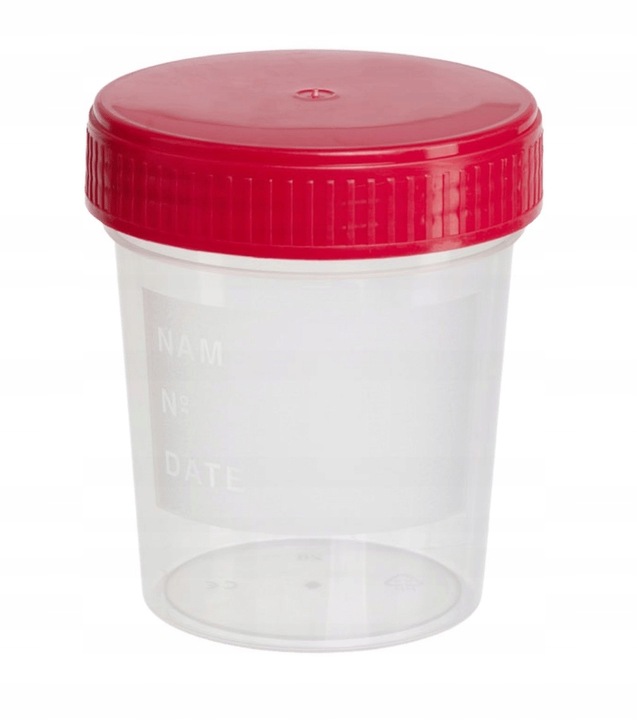 POJEMNIK KUBEK NA MOCZ NIEJAŁOWY 120 ML - 300 SZTUK