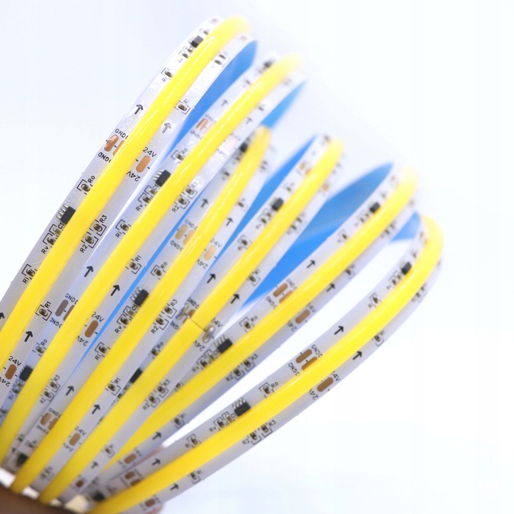 TAŚMA LED COB IP20 24V 360d Magic Pixel PŁYNĄCA WS2811 cyfrowa 1m