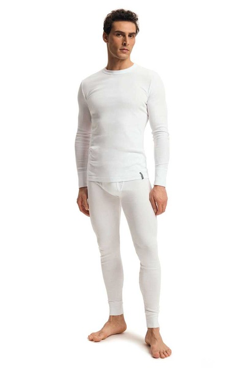 Podkoszulka z długim rękawem 100 % bawełna 2149 biała L