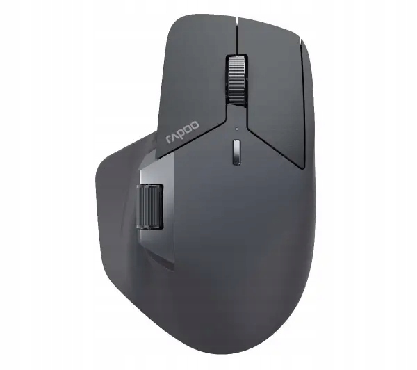 Mysz ergonomiczna Rapoo MT760L Szara USB 2.4GHz / Bluetooth bezprzewodowa