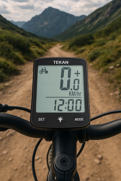 BEZPRZEWODOWY LICZNIK ROWEROWY PRĘDKOŚCIOMIERZ PODŚWIETLENIE DO ROWERU