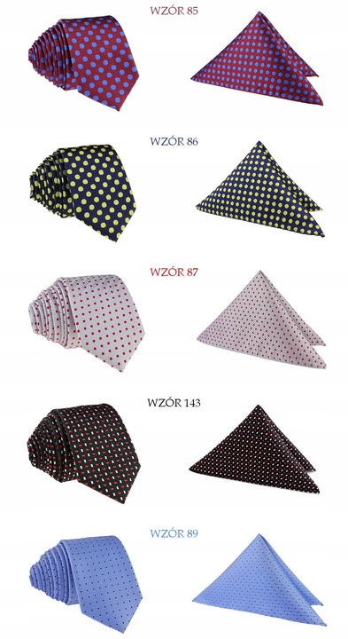 ZESTAW KOMPLET = KRAWAT i POSZETKA ( CHUSTECZKA )