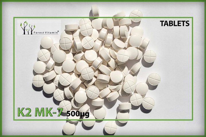 FOREST WITAMINA K2 MK-7 500mcg 100 tab NATURALNA