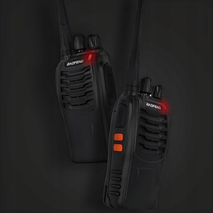 2x WALKIE TALKIE Krótkofalówki BAOFENG BF-888S Radiotelefon PMR DUŻY ZASIĘG