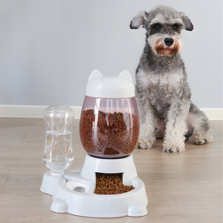 PODAJNIK WODY I KARMY AUTOMATYCZNY MISKA DLA KOTA I PSA DOZOWNIK 2W1 POIDŁO