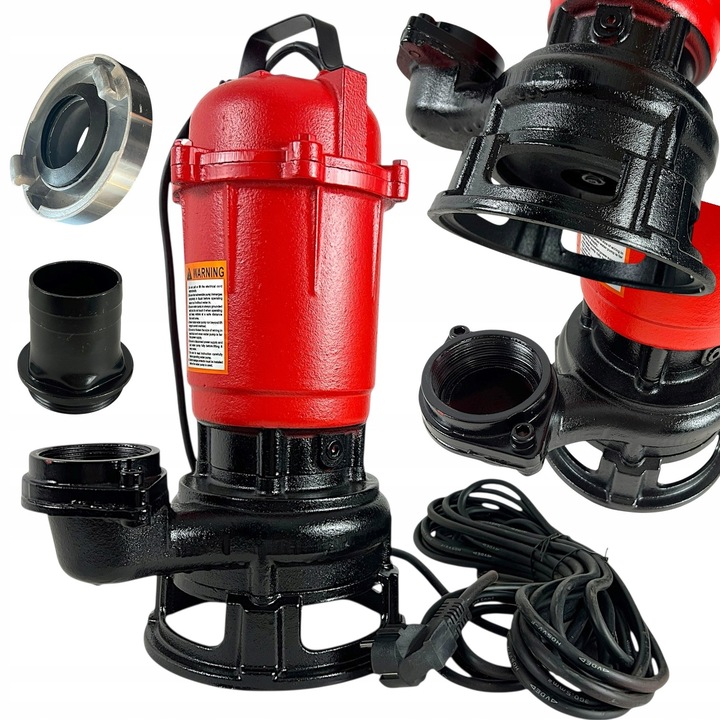 POMPA DO WODY BRUDNEJ CZYSTEJ ŚCIEKÓW SZAMBA Z ROZDRABNIACZEM 3300W