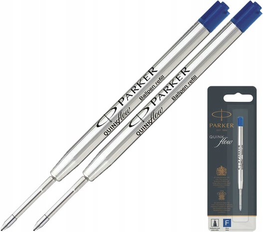 Wkład do długopisu Parker QUINKflow F niebieski x2