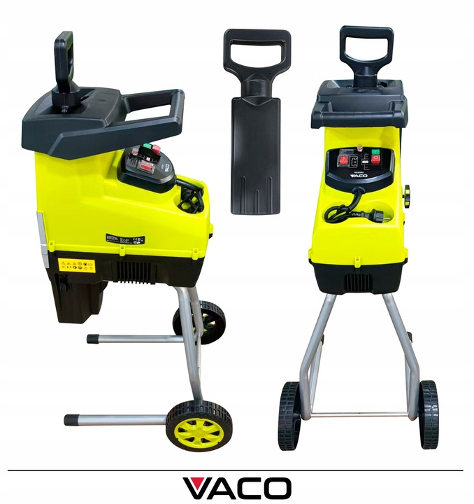 ROZDRABNIACZ ELEKTRYCZNY DO GAŁĘZI 3000W Rębak VACO + Kosz GRATIS