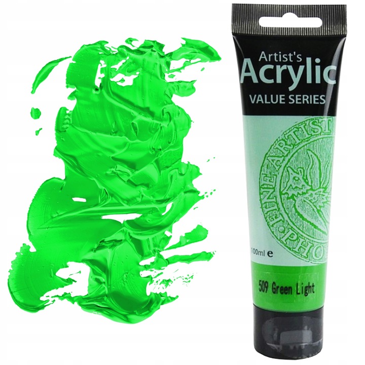 Zestaw 12 kolorów farb AKRYLOWYCH Value Series Phoenix 12x100ml artystyczne