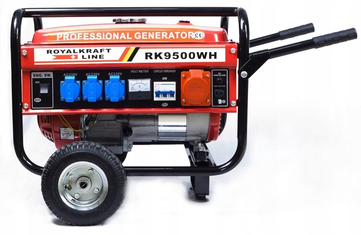 AGREGAT PRĄDOTWÓRCZY GENERATOR 6.5KM 380V/230V/12V RK9500WH