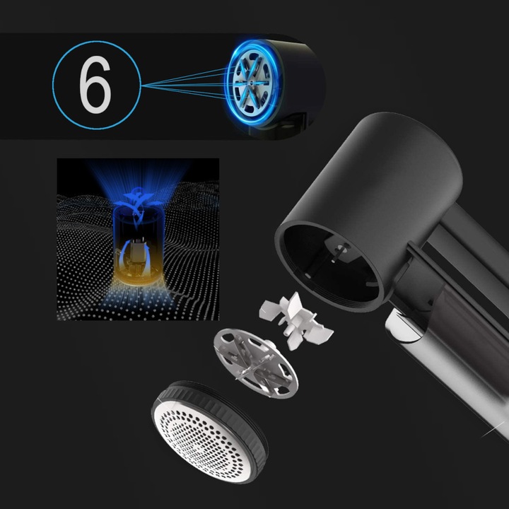 GOLARKA DO UBRAŃ MOCNA DUŻA 3 OSTRZA +LED +SUPER 3-SPEED TAPICERKI