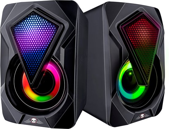 Głośniki no fear RGB USB plug&play