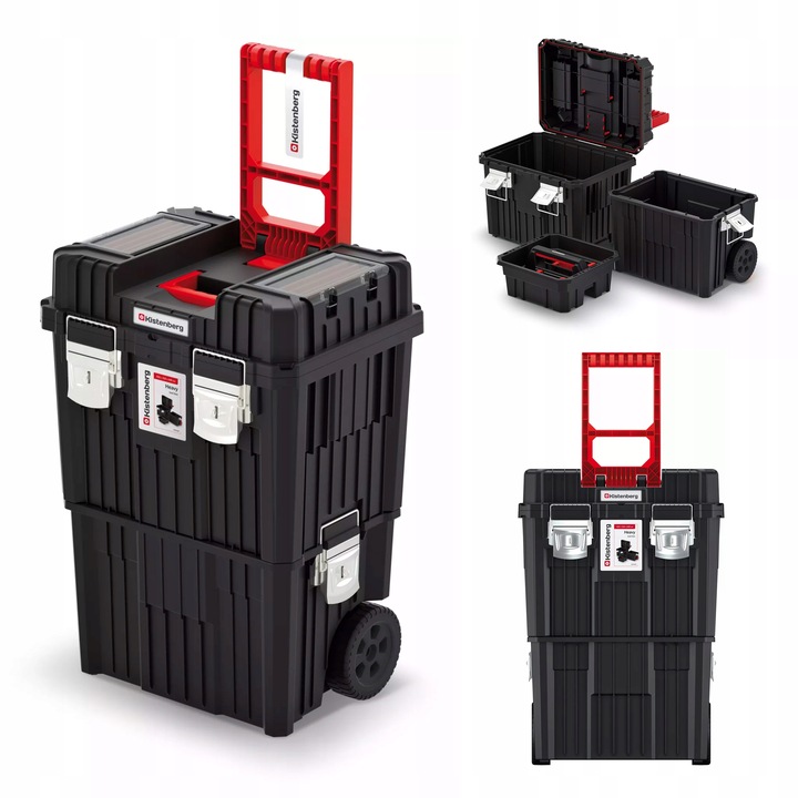 SKRZYNKA NARZĘDZIOWA Kistenberg KHVWM 3w1 MODUŁOWA NA KÓŁKACH