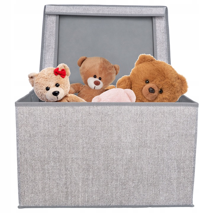 POJEMNIK TEKSTYLNY 40X30X25 CM DO PRZECHOWYWANIA PUDEŁKO ORGANIZER DO
