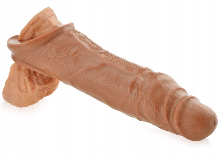 NAKŁADKA PRZEDŁUŻKA NA PENISA I JĄDRA POWIĘKSZA XL