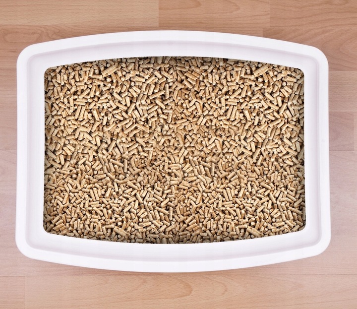 ŻWIREK DREWNIANY DLA KOTA KRÓLIKA EKOLOGICZNY 15KG JASNY NATURALNY PELLET