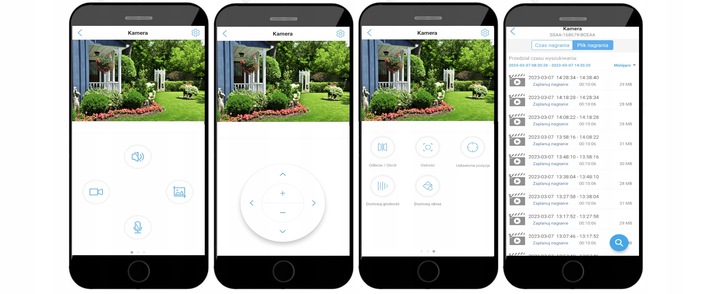 Kamera IP WiFi SMART Obrotowa Zewnętrzna Bezprzewodowa MONITORING Domu 4MPx