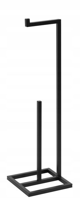 STOJAK LOFT METALOWY UCHWYT NA PAPIER TOALETOWY CZARNY PRODUKT POLSKI