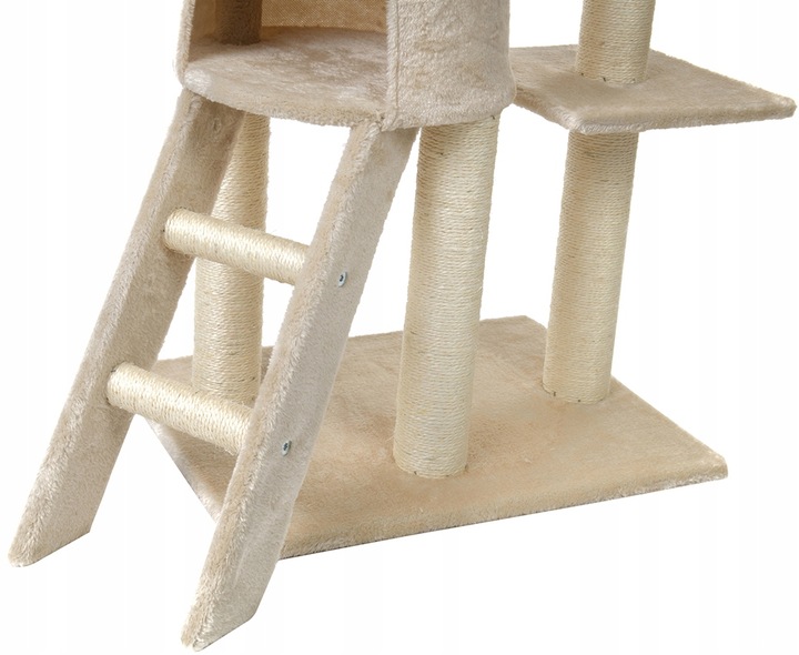 DRAPAK DLA KOTA DOMEK LEGOWISKO SŁUPEK Z ZABAWKAMI