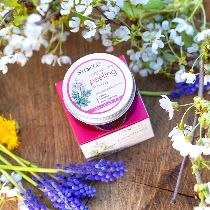 SYLVECO Enzymatyczny Peeling do Twarzy z Papainą i Bromelainą, Wygładzenie
