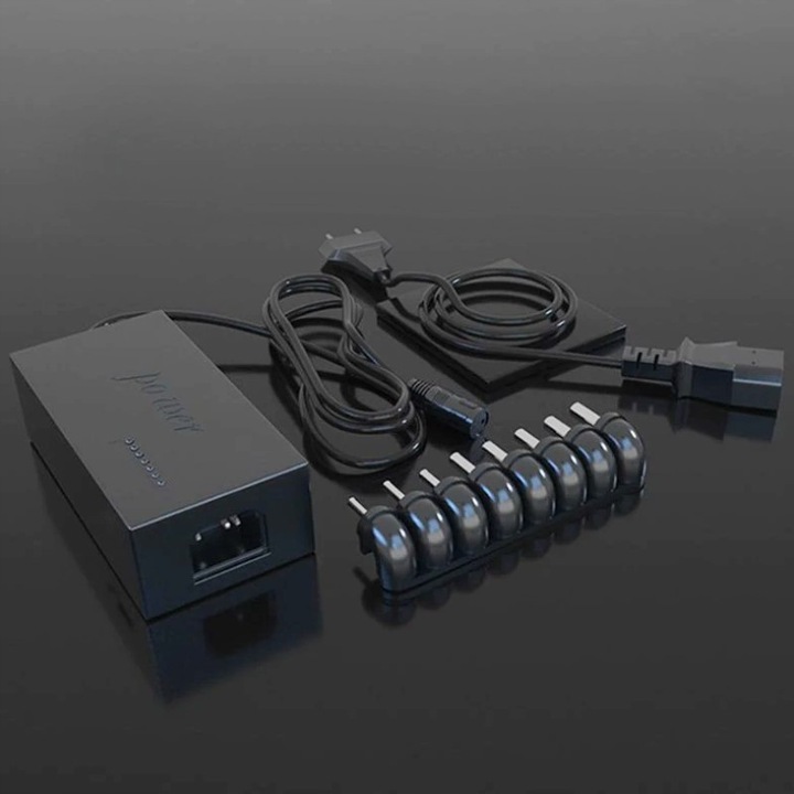 Zasilacz Uniwersalny ładowarka sieciowa do laptopa 120W 12-24V 8 wtyków