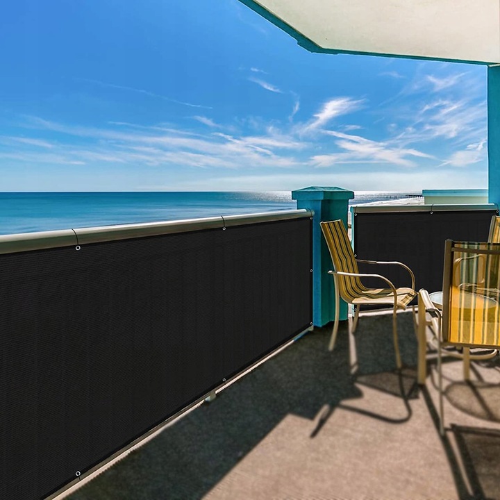 OSŁONA NA BALKON NA TARAS PŁOT MATA BALKONOWA 1x7m SOLIDNA +MOCOWANIE