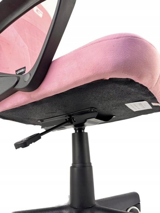 Fotel obrotowy gamingowy biurowy MARIO krzesło do biurka dziewczynki różowy