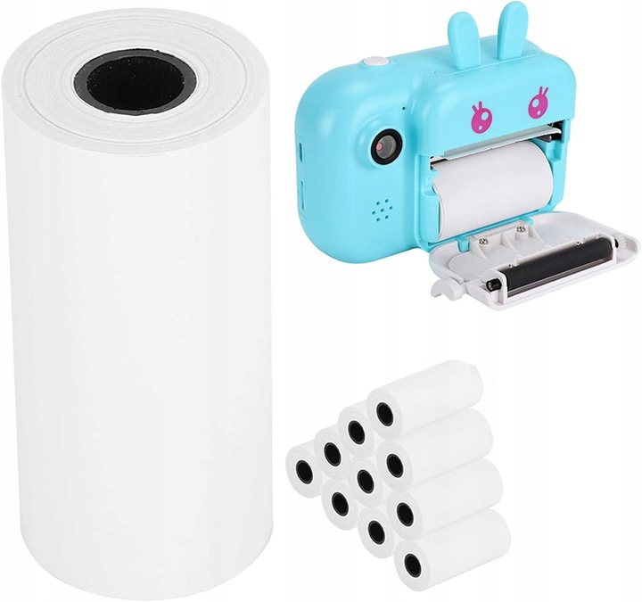 Papier Termiczny Rolki do Mini Drukarki Drukuś Aparatu Natychmiastowego x10
