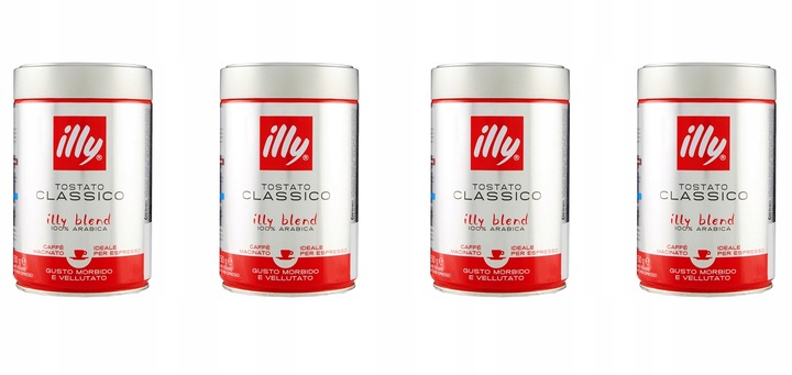 Illy Classico Espresso kawa mielona arabica średnio palona 250g