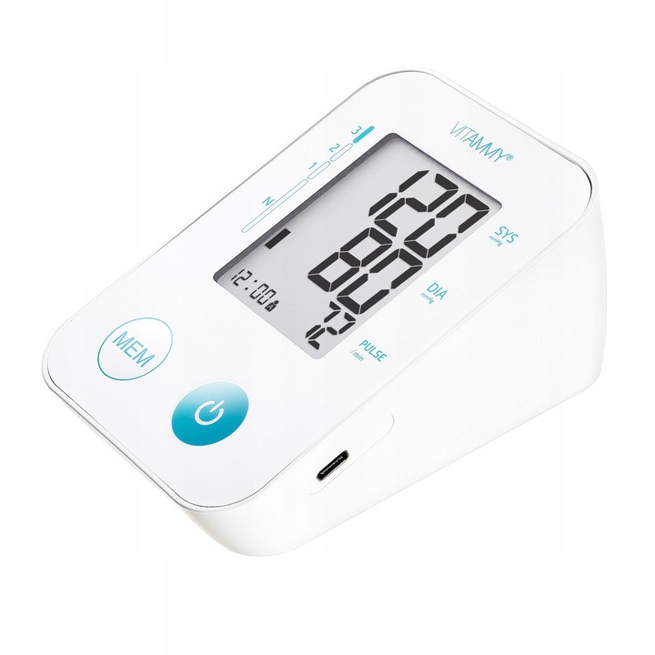 CIŚNIENIOMIERZ NARAMIENNY VITAMMY USB ARYTMIA ETUI RĘKAW 22-40CM CERTYFIKAT