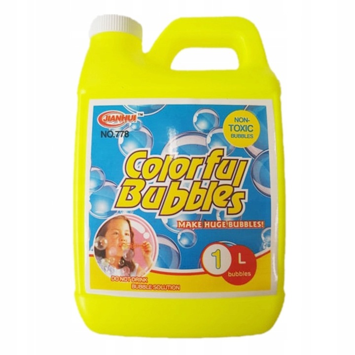 PŁYN DO BANIEK MYDLANYCH 1L ZAPAS BAŃKI MYDLANE