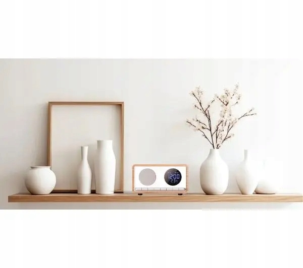 Radiobudzik Manta RDI912W RIMINI Bluetooth ładowarka indukcyjna Biały