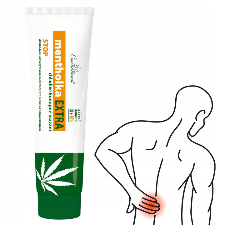 Żel Mentholka Extra 150ml na Bóle Mięśniowo-Stawowe Chłodzący 14% Cannaderm