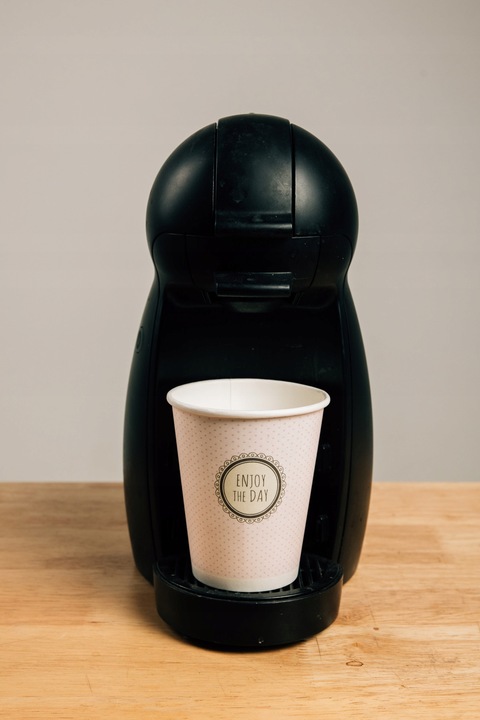 Kubki Papierowe Do Goracych i Zimnych Napojów 300ml Pastelowe Kubeczki Kawy