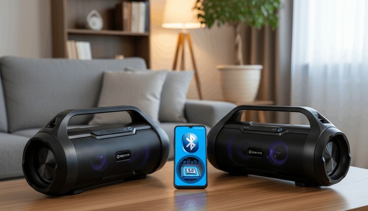 GŁOŚNIK PRZENOŚNY BLUETOOTH BEZPRZEWODOWY USB SD FM MANTA SPK215 AKU