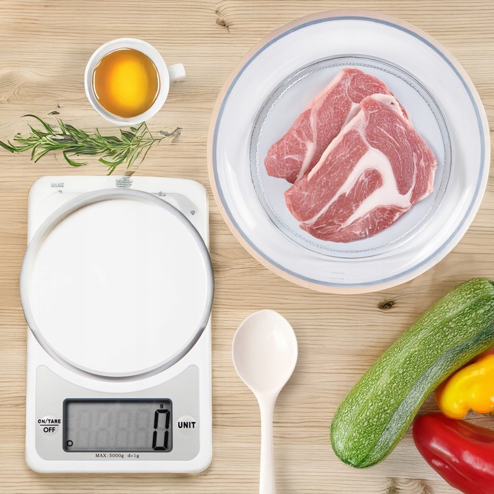 WAGA KUCHENNA ELEKTRONICZNA PRECYZYJNA Z MISĄ LCD ZESTAW 1G / 5KG